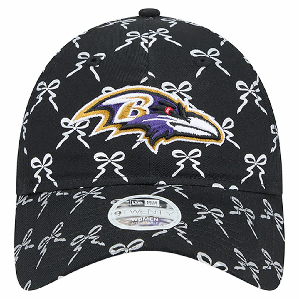 Baltimore Ravens New Era Women's Ribbon 9TWENTY Adjustable Hat