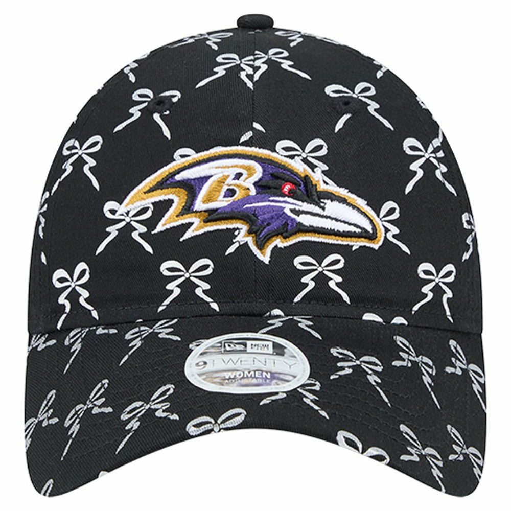 Baltimore Ravens New Era Women's Ribbon 9TWENTY Adjustable Hat