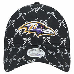 Baltimore Ravens New Era Women's Ribbon 9TWENTY Adjustable Hat