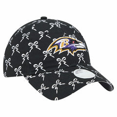 Baltimore Ravens New Era Women's Ribbon 9TWENTY Adjustable Hat