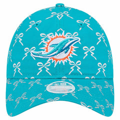 Miami Dolphins New Era Women's Ribbon 9TWENTY Adjustable Hat