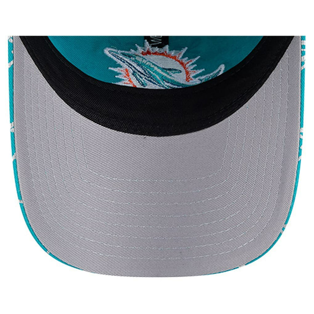 Miami Dolphins New Era Women's Ribbon 9TWENTY Adjustable Hat