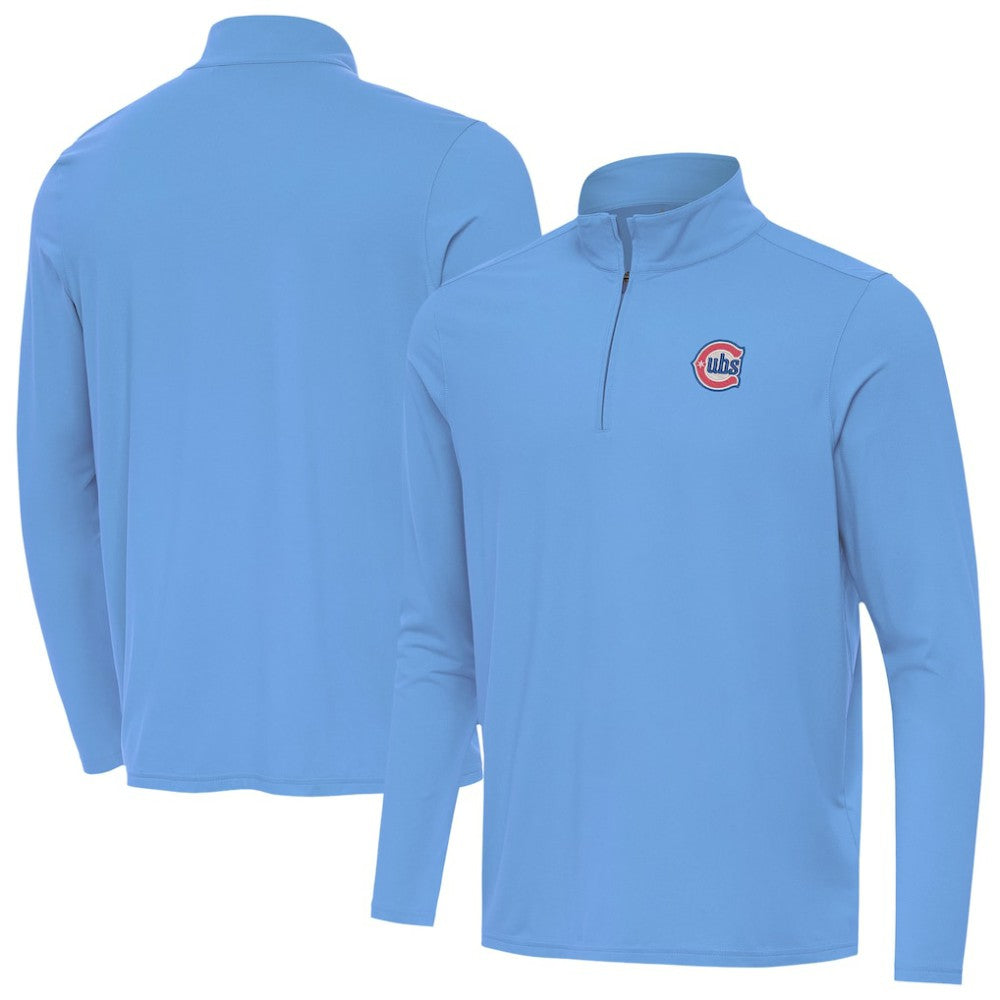 Chicago Cubs Antigua Alternate Logo Intent Quarter-Zip Pullover | MLB New