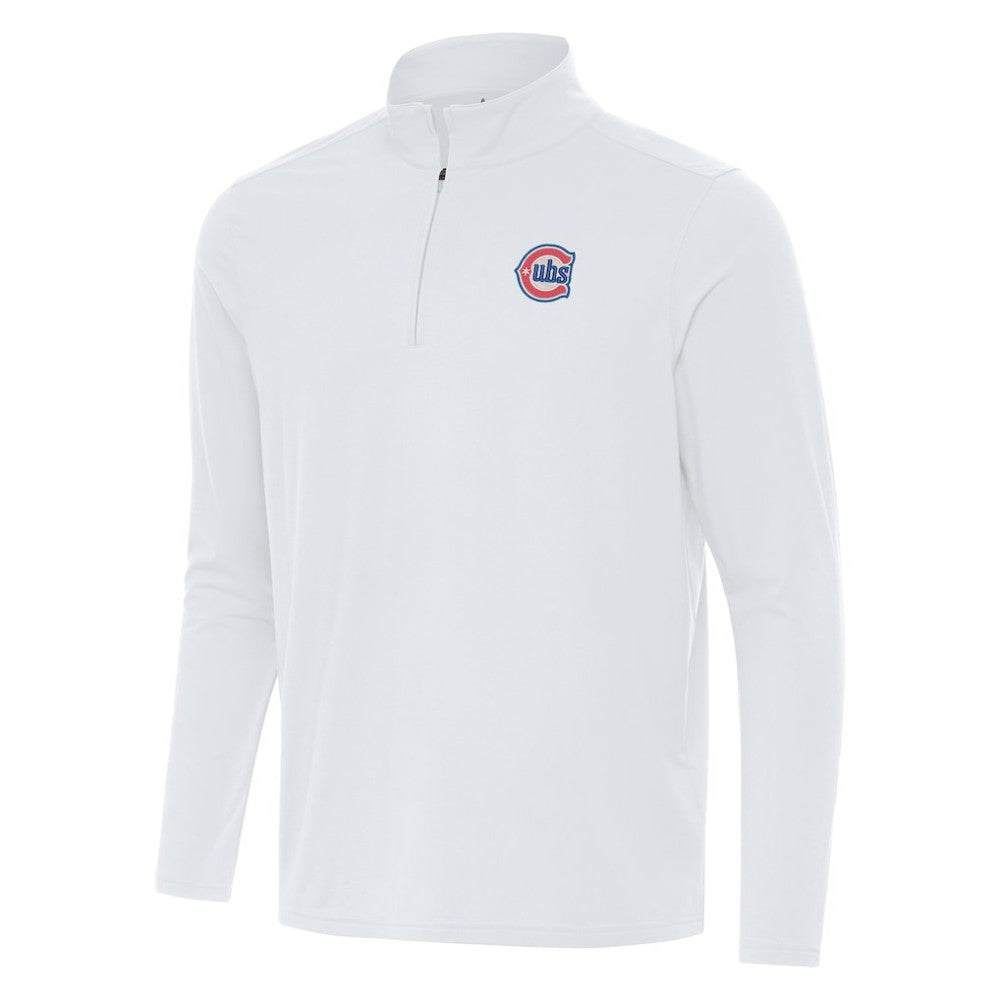 Chicago Cubs Antigua Alternate Logo Intent Quarter-Zip Pullover | MLB On Sale