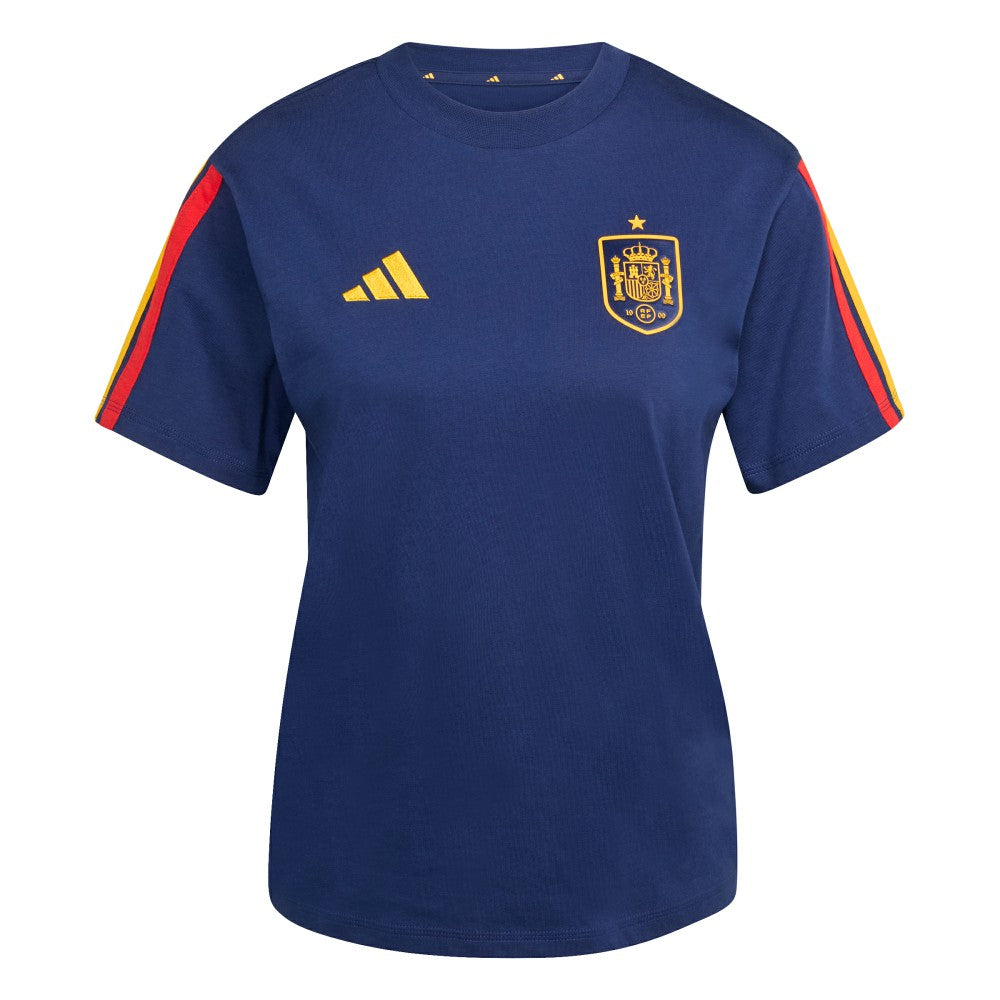 Spain National Team Women's FIFA x World Cup Alphaskin T-Shirt Navy - Adidas