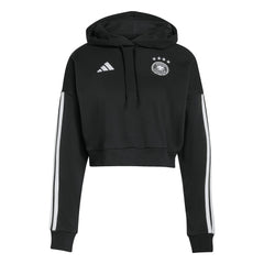 Germany National Team Women's FIFA x World Cup Alphaskin Cropped Hoodie Black - Adidas