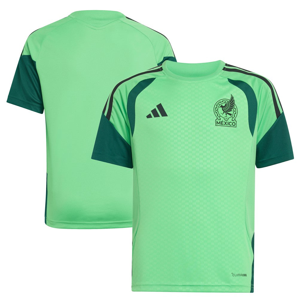Mexico National Team Youth FIFA x World Cup 2026 Tiro Training Jersey Green - Adidas