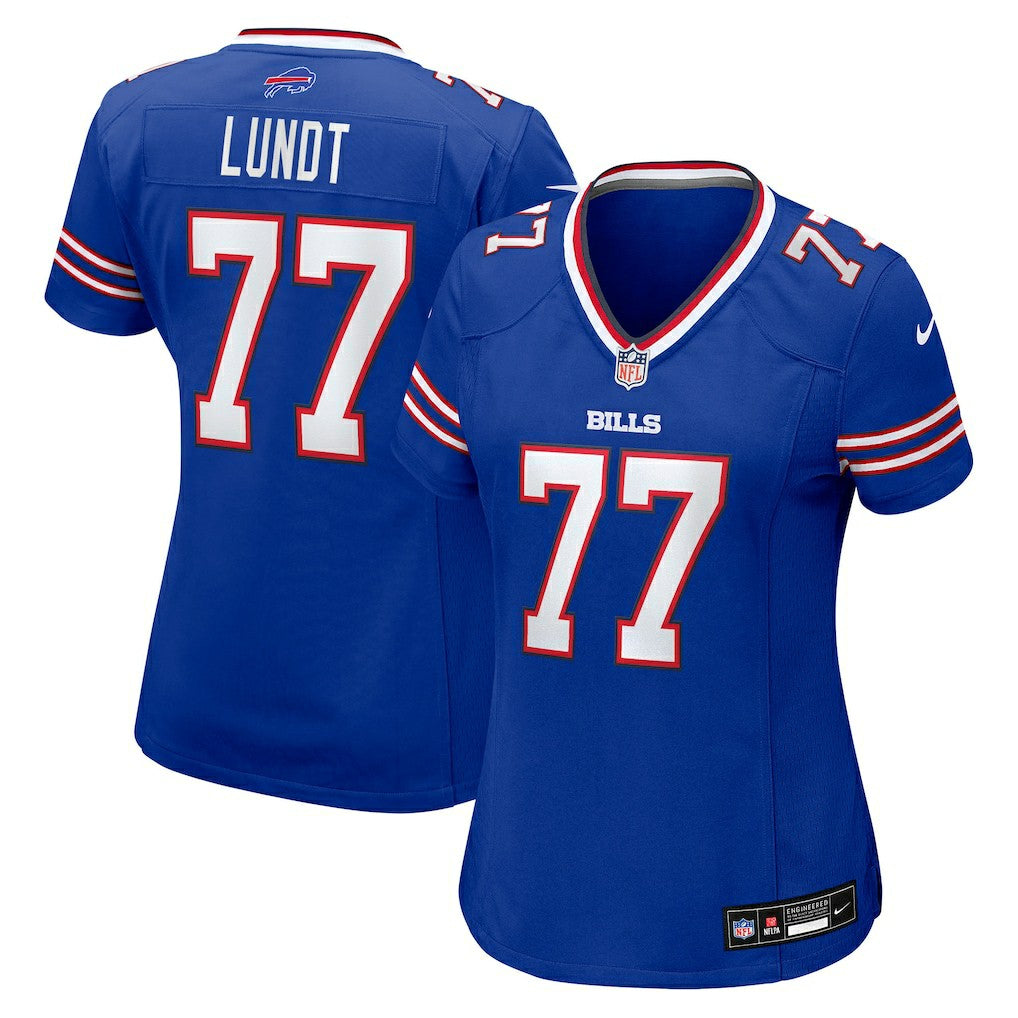 Buffalo Bills Nike Chase Lundt  Women's Team Game Jersey