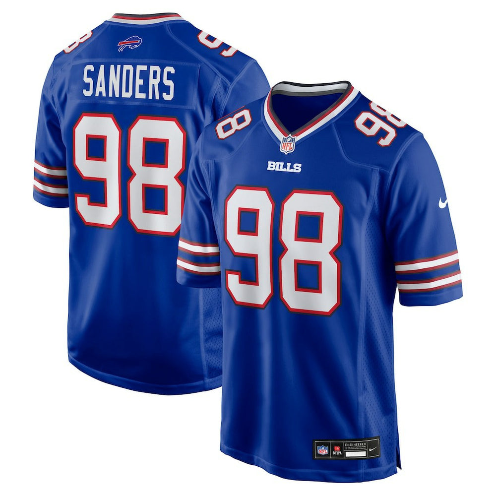 Buffalo Bills Nike T.J. Sanders  Team Game Jersey