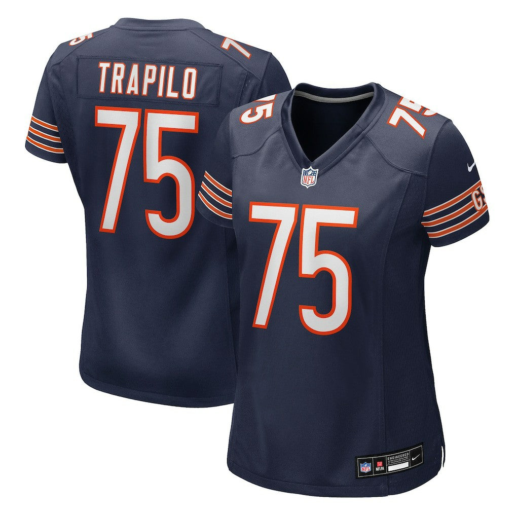 Chicago Bears Nike Ozzy Trapilo  Women's Team Game Jersey