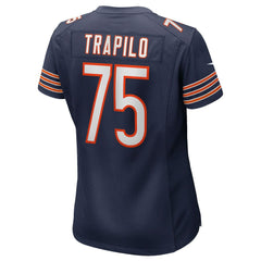 Chicago Bears Nike Ozzy Trapilo  Women's Team Game Jersey