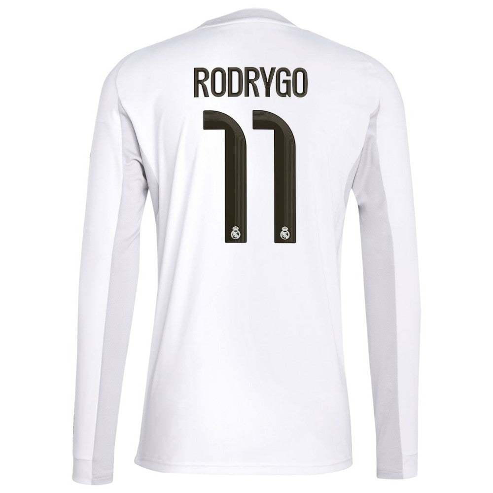 Rodrygo Real Madrid 2025/26 Home Replica Jersey White - Adidas