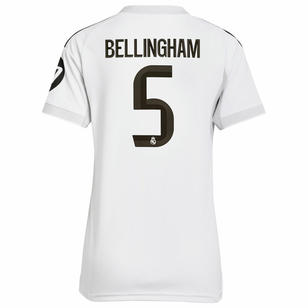 Jude Bellingham Real Madrid Women's 2025/26 Home Replica Jersey White - Adidas