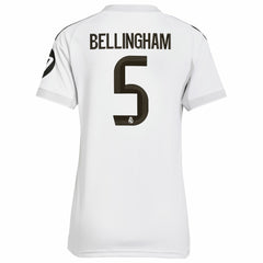 Jude Bellingham Real Madrid Women's 2025/26 Home Replica Jersey White - Adidas