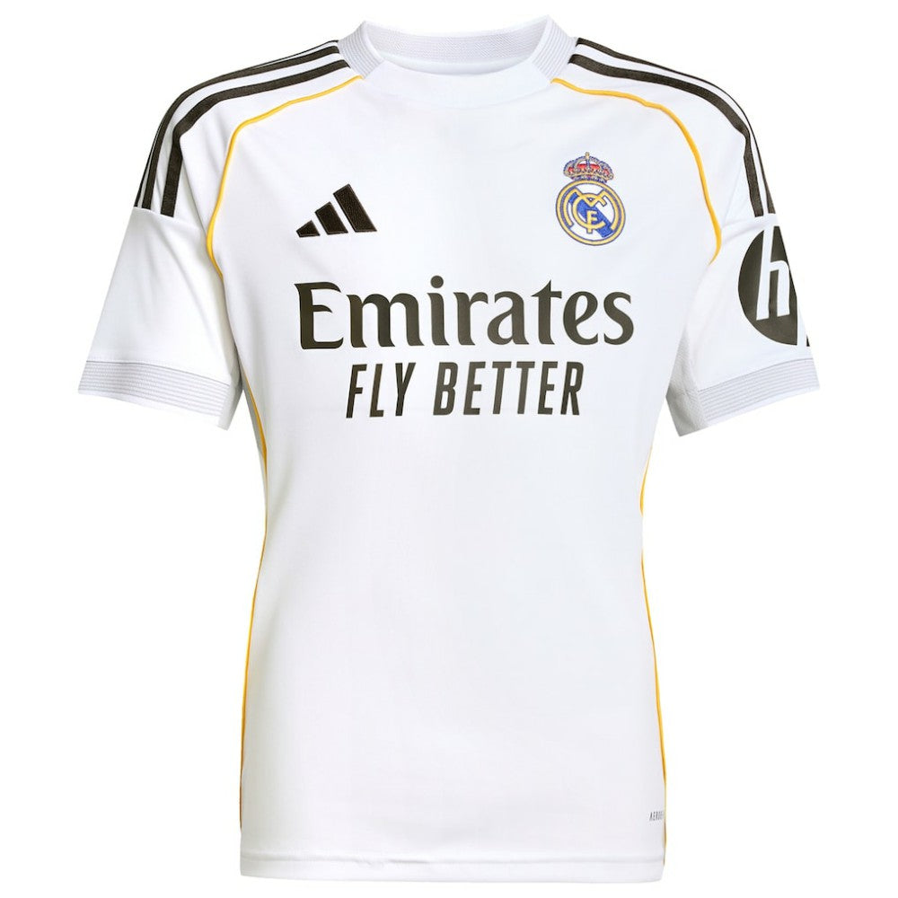 Jude Bellingham Real Madrid Youth 2025/26 Home Replica Jersey White - Adidas
