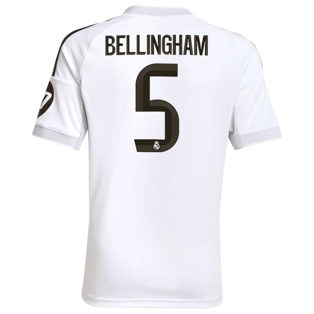 Jude Bellingham Real Madrid Youth 2025/26 Home Replica Jersey White - Adidas