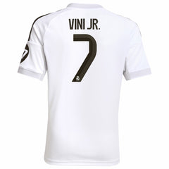 Vini Jr. Real Madrid Youth 2025/26 Home Replica Jersey White - Adidas