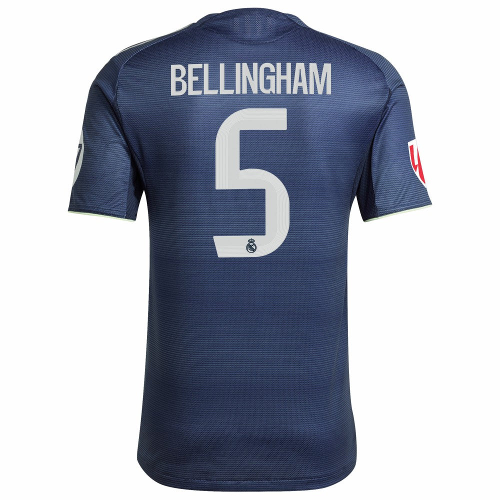 Jude Bellingham Real Madrid 2025/26 Away Player Jersey Blue - Adidas