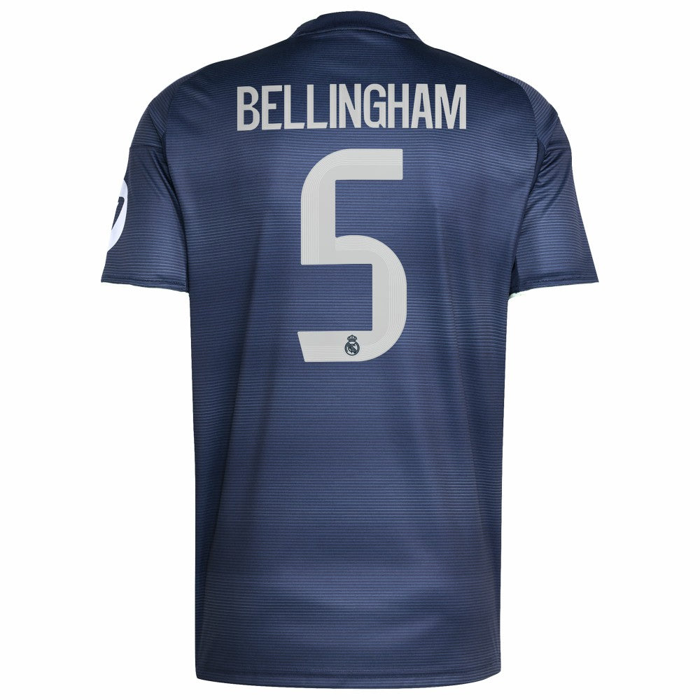 Jude Bellingham Real Madrid 2025/26 Away Replica Player Jersey Blue - Adidas