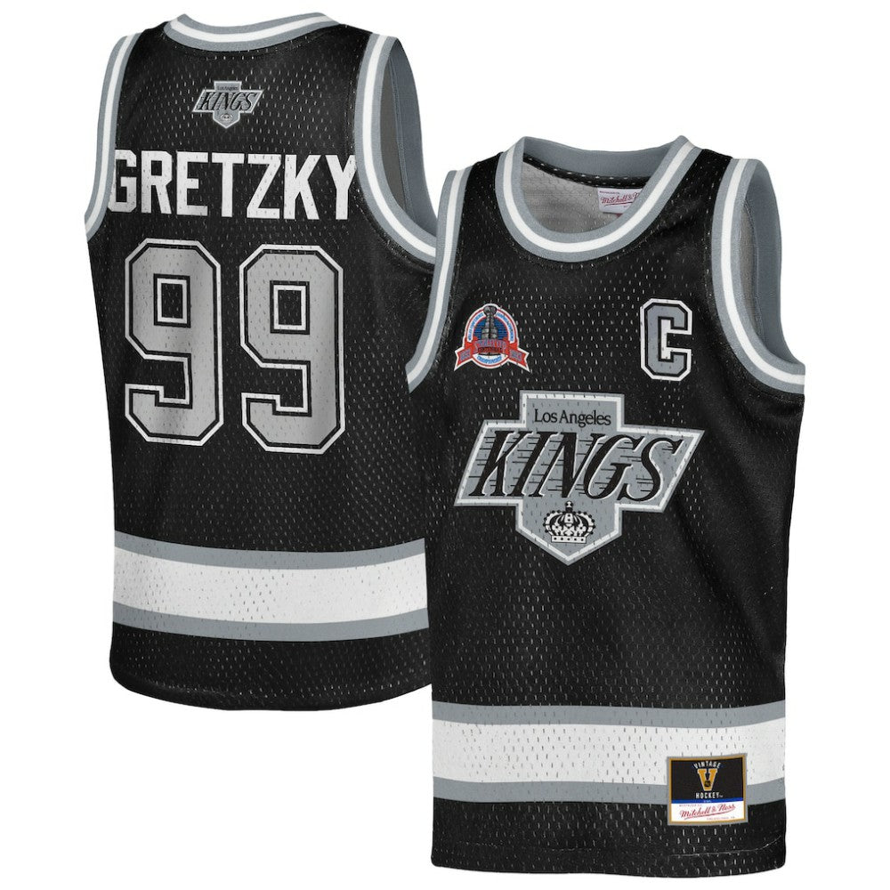 Wayne Gretzky Los Angeles Kings Mitchell & Ness Youth Maxxed Out Fashion Basketball Jersey Outlet
