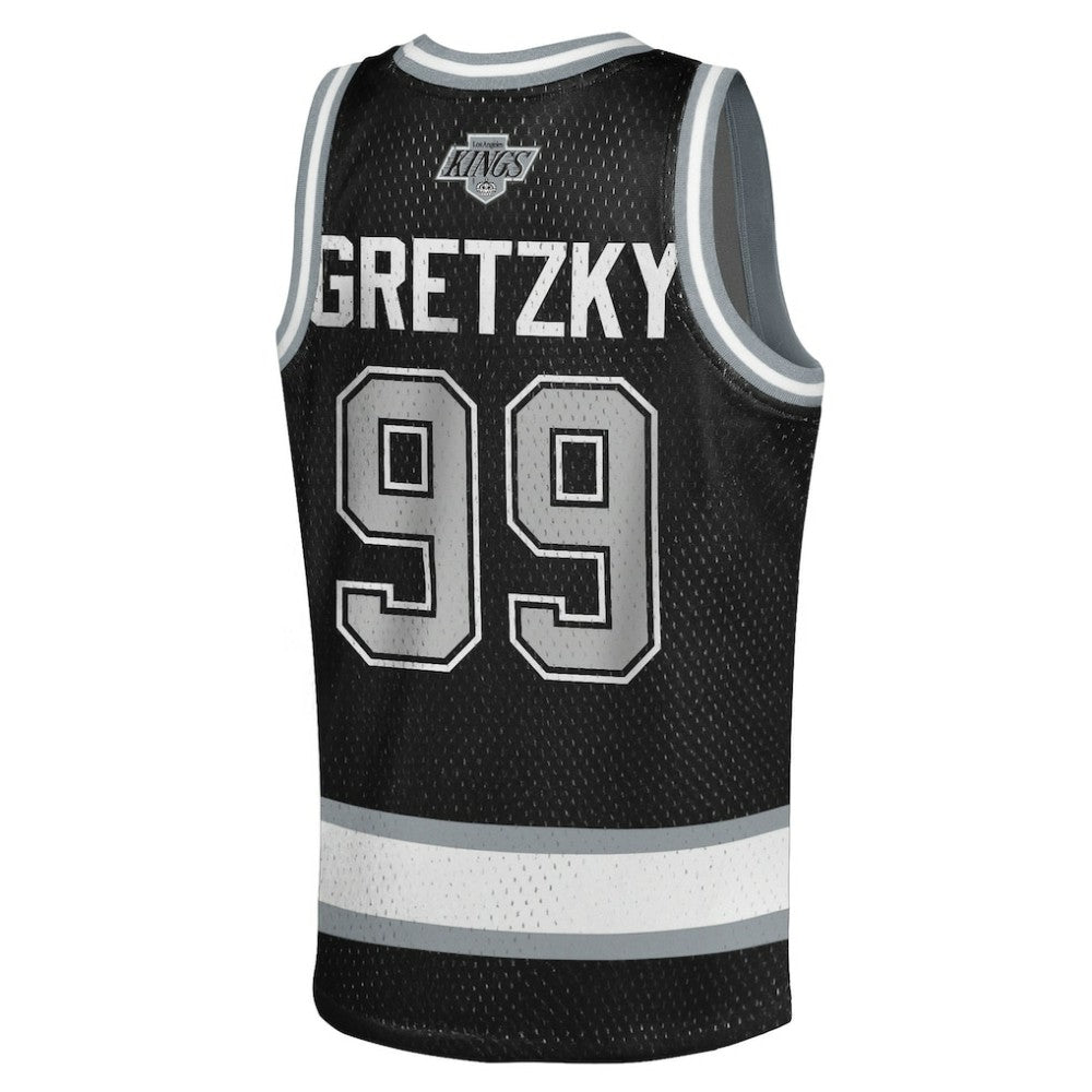Wayne Gretzky Los Angeles Kings Mitchell & Ness Youth Maxxed Out Fashion Basketball Jersey Outlet