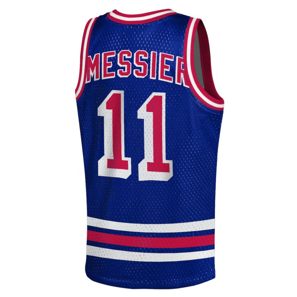 Mark Messier New York Rangers Mitchell & Ness Youth Maxxed Out Fashion Basketball Jersey Discount