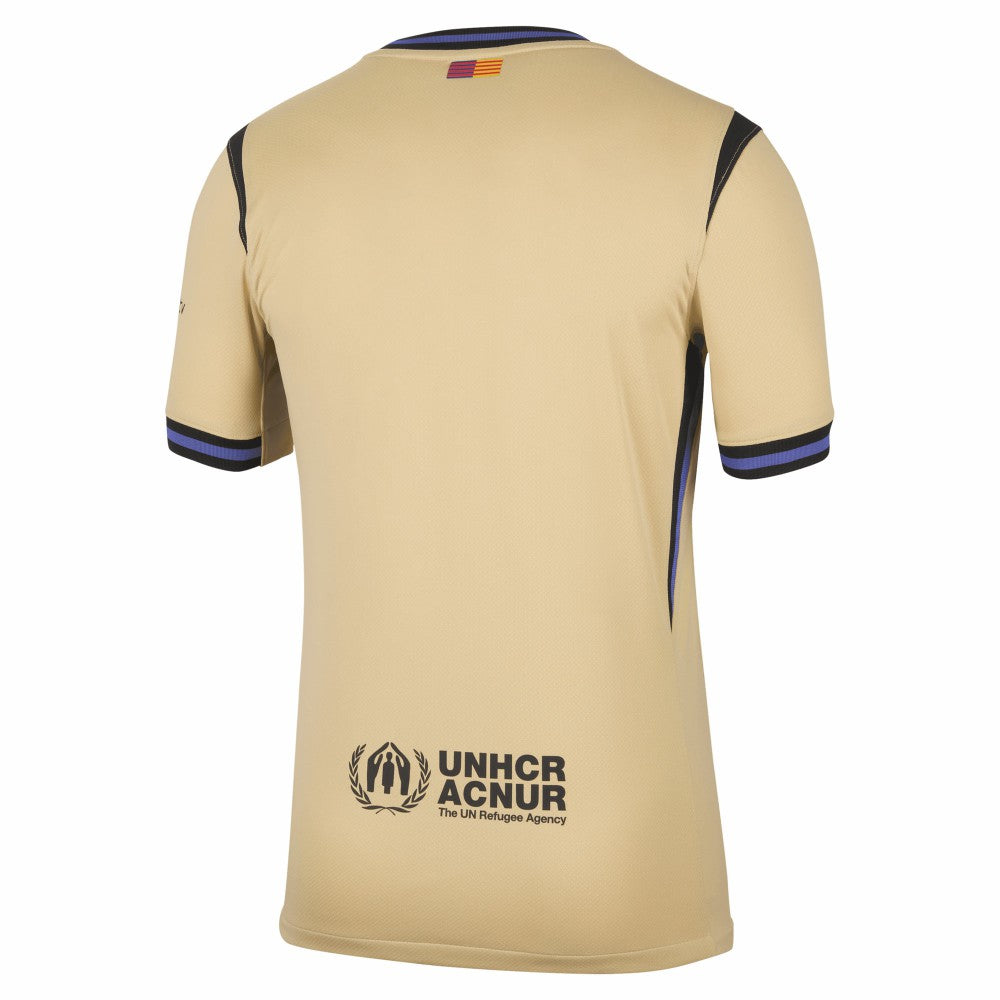 Barcelona 2025/26 Away Stadium Replica Jersey Gold - Nike