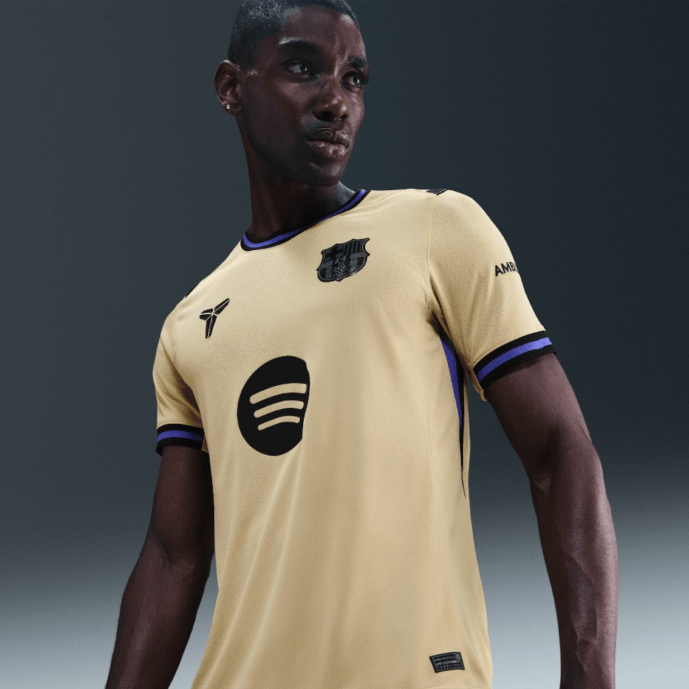 Barcelona 2025/26 Away Stadium Replica Jersey Gold - Nike