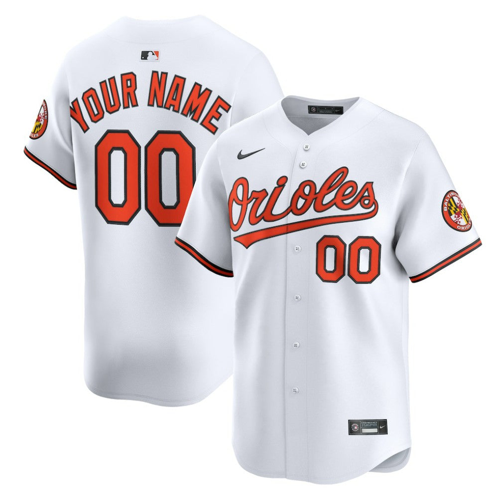 Baltimore Orioles Nike Youth Home Custom Limited Jersey | MLB For sale