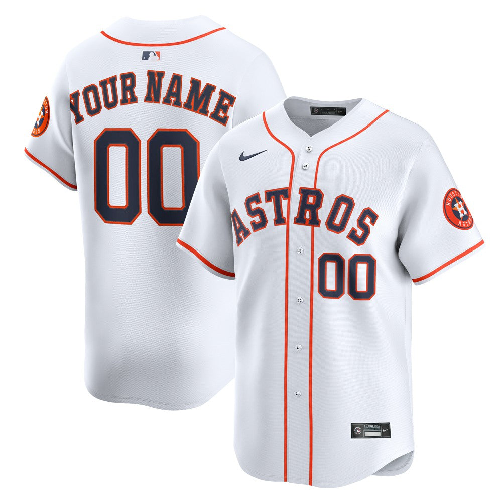 Houston Astros Nike Youth Home Custom Limited Jersey | MLB Discount