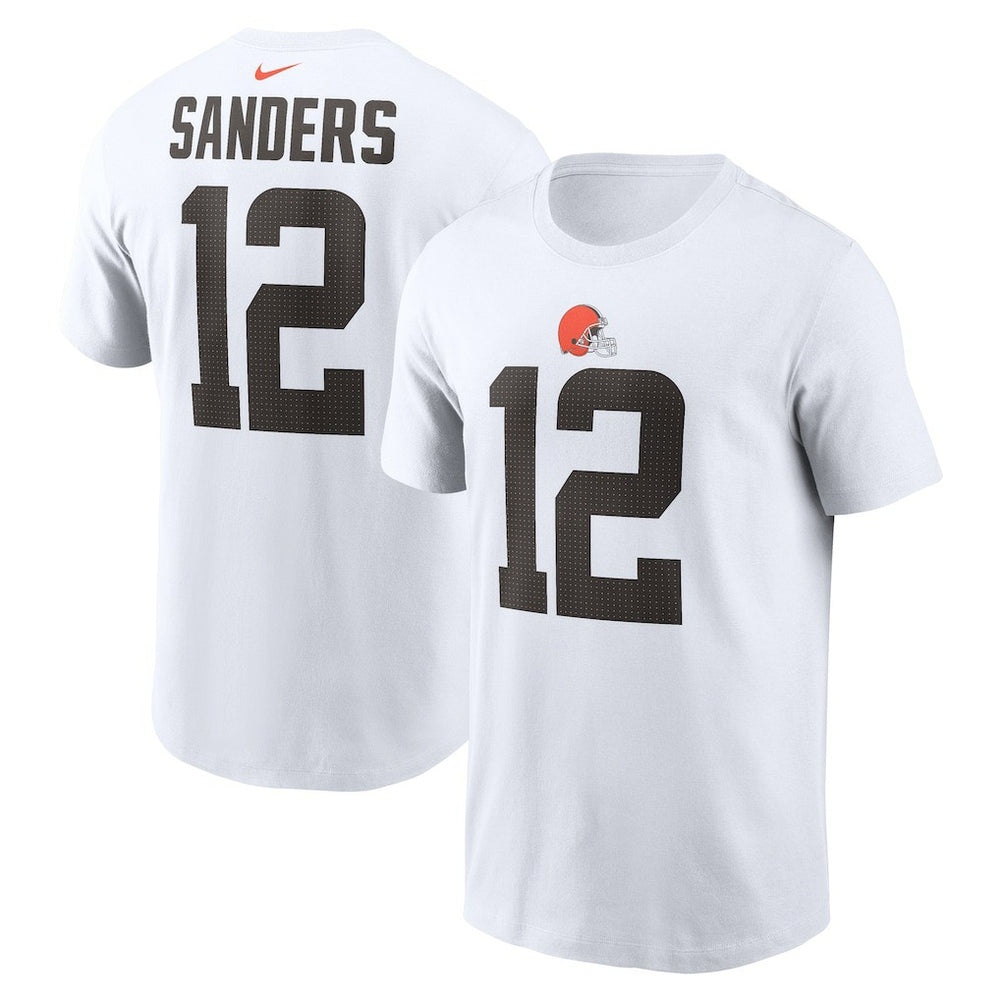Cleveland Browns Nike Shedeur Sanders  2025 NFL Draft Name & Number T-Shirt
