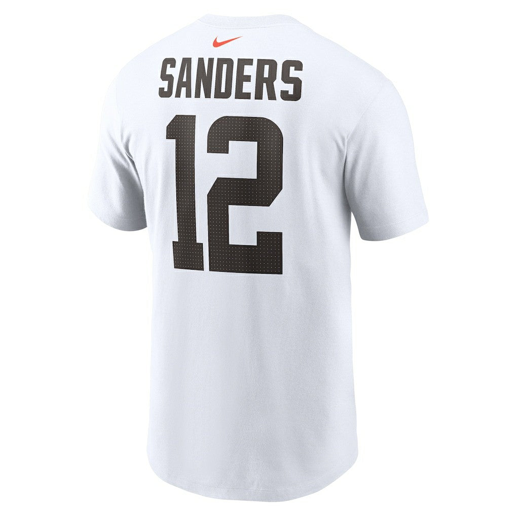 Cleveland Browns Nike Shedeur Sanders  2025 NFL Draft Name & Number T-Shirt
