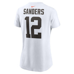 Cleveland Browns Nike Shedeur Sanders  Women's 2025 NFL Draft Name & Number T-Shirt