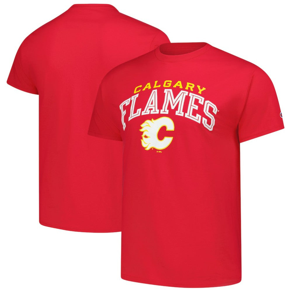 Calgary Flames Champion Primary Logo T-Shirt Outlet