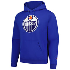 Edmonton Oilers Champion Primary Logo 1-Hit Pullover Hoodie On Sale