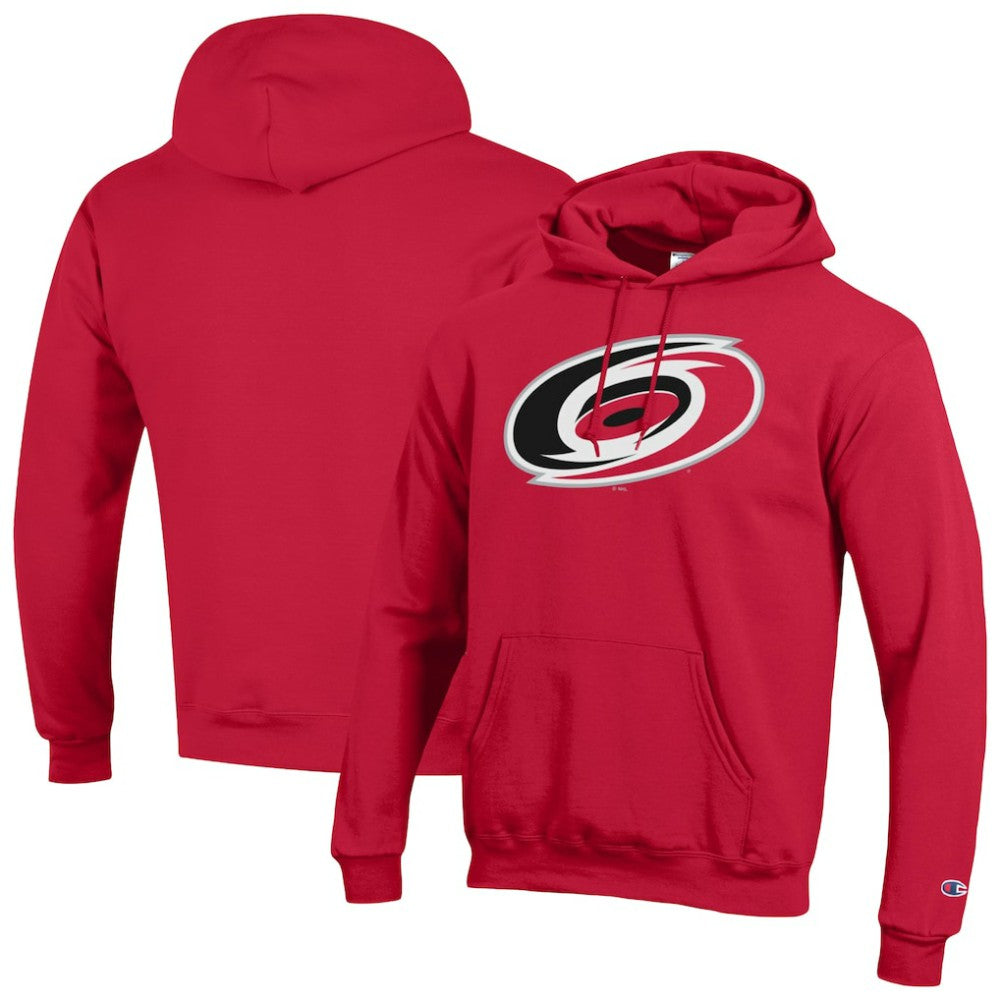 Carolina Hurricanes Champion Primary Logo 1-Hit Pullover Hoodie Sale