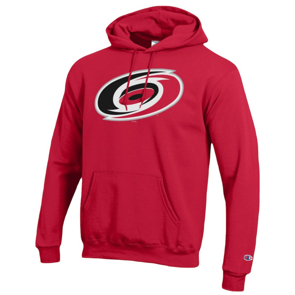 Carolina Hurricanes Champion Primary Logo 1-Hit Pullover Hoodie Sale