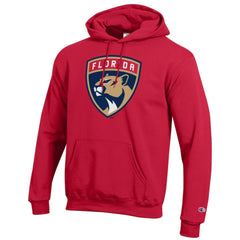 Florida Panthers Champion Primary Logo 1-Hit Pullover Hoodie On Sale