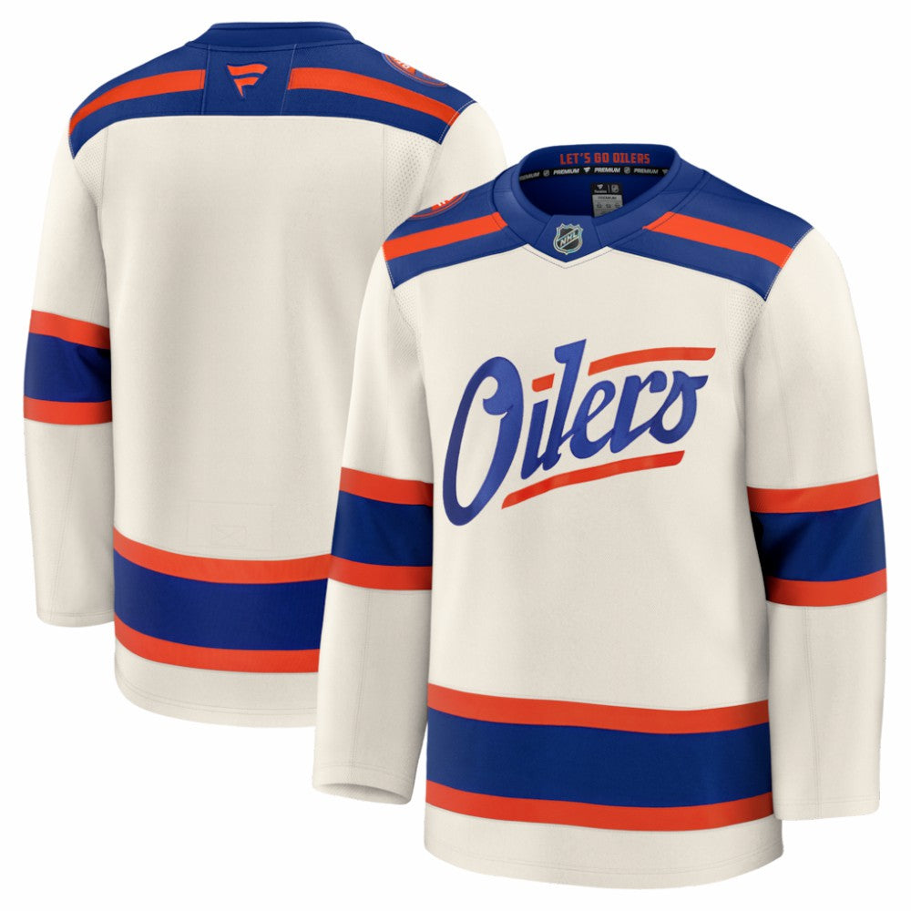 Edmonton Oilers Fanatics Alternate Premium Jersey Outlet