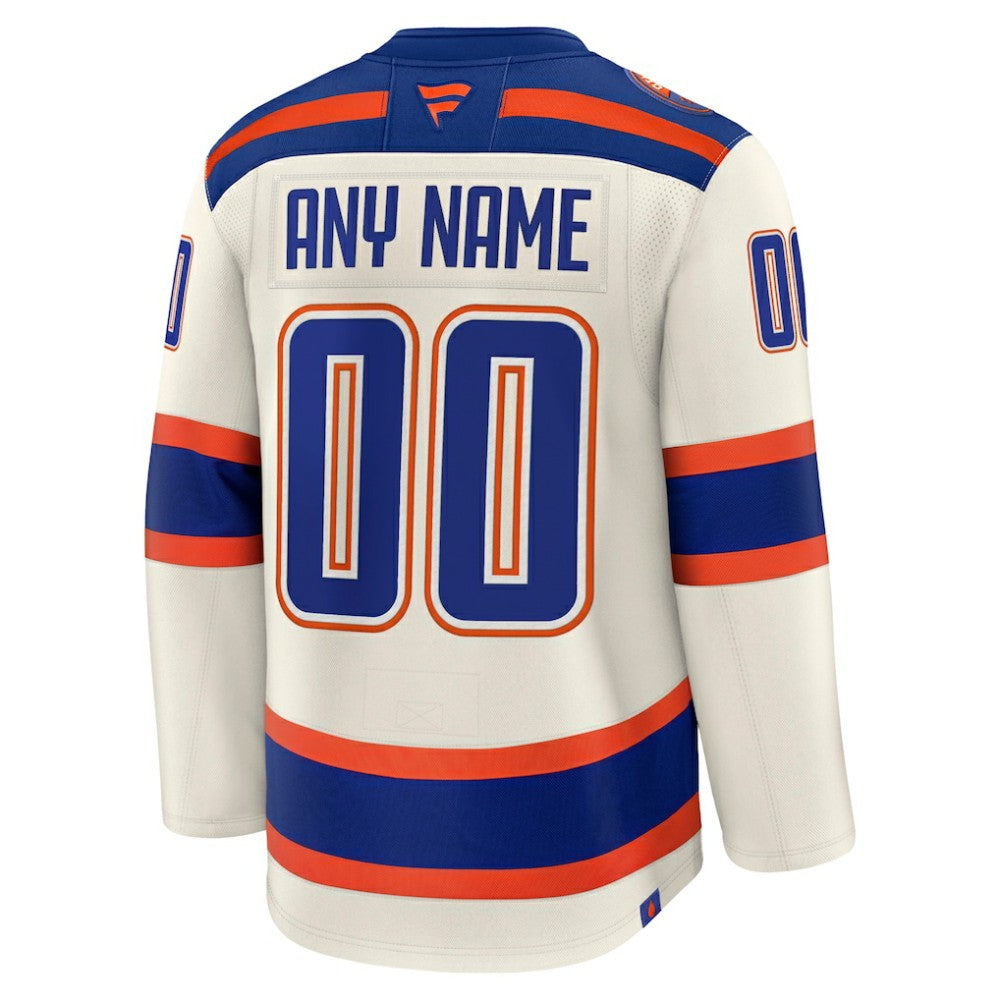Edmonton Oilers Fanatics Alternate Premium Custom Jersey Online