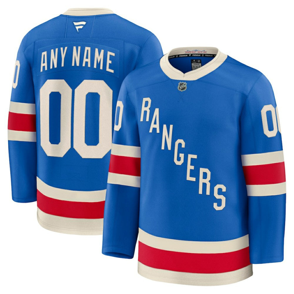 New York Rangers Fanatics Centennial Premium Custom Jersey Online