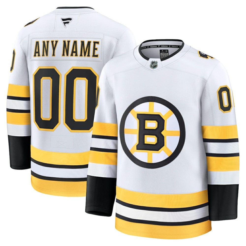 Boston Bruins Fanatics Away Premium Custom Jersey Outlet