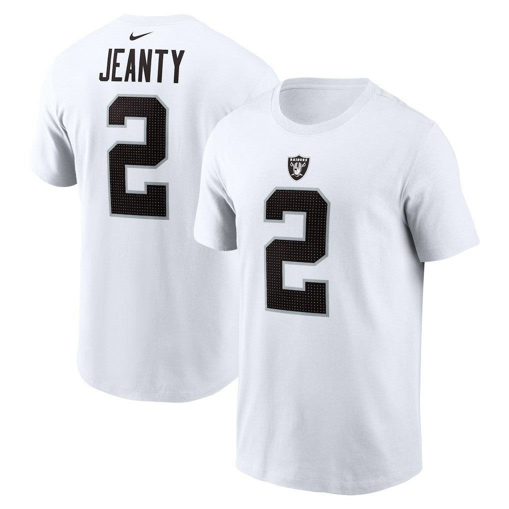 Las Vegas Raiders Nike Ashton Jeanty  Name & Number T-Shirt