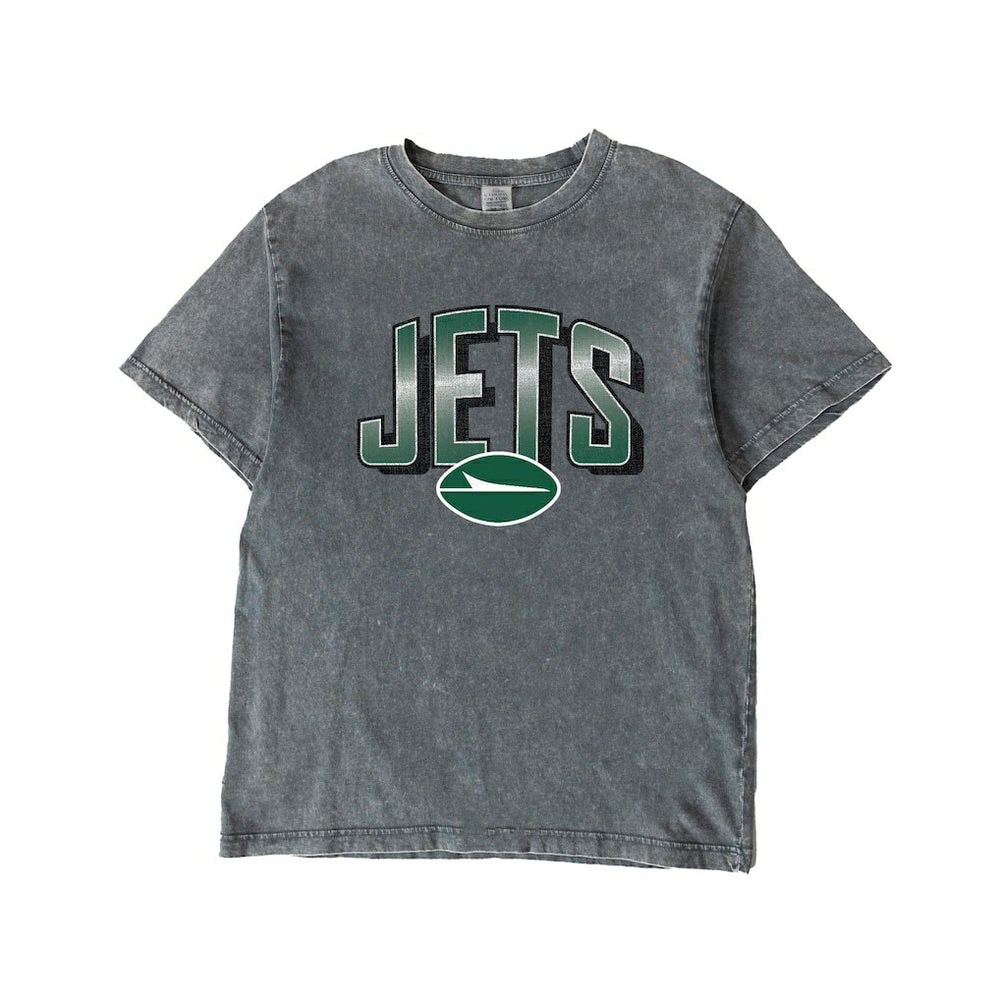 New York Jets  Gameday Couture Women's Peak Performance Oversized Snow Wash T-Shirt