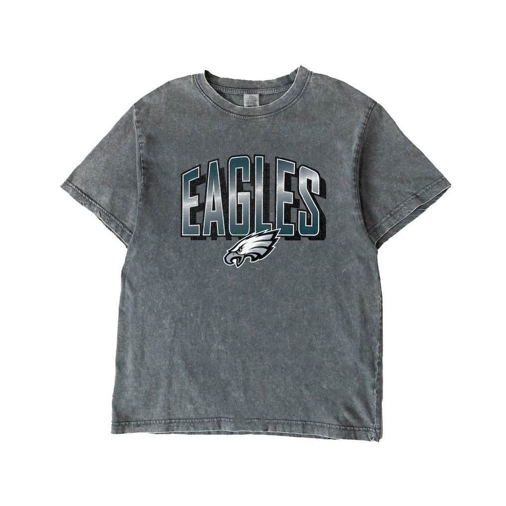 Philadelphia Eagles  Gameday Couture Women's Peak Performance Oversized Snow Wash T-Shirt