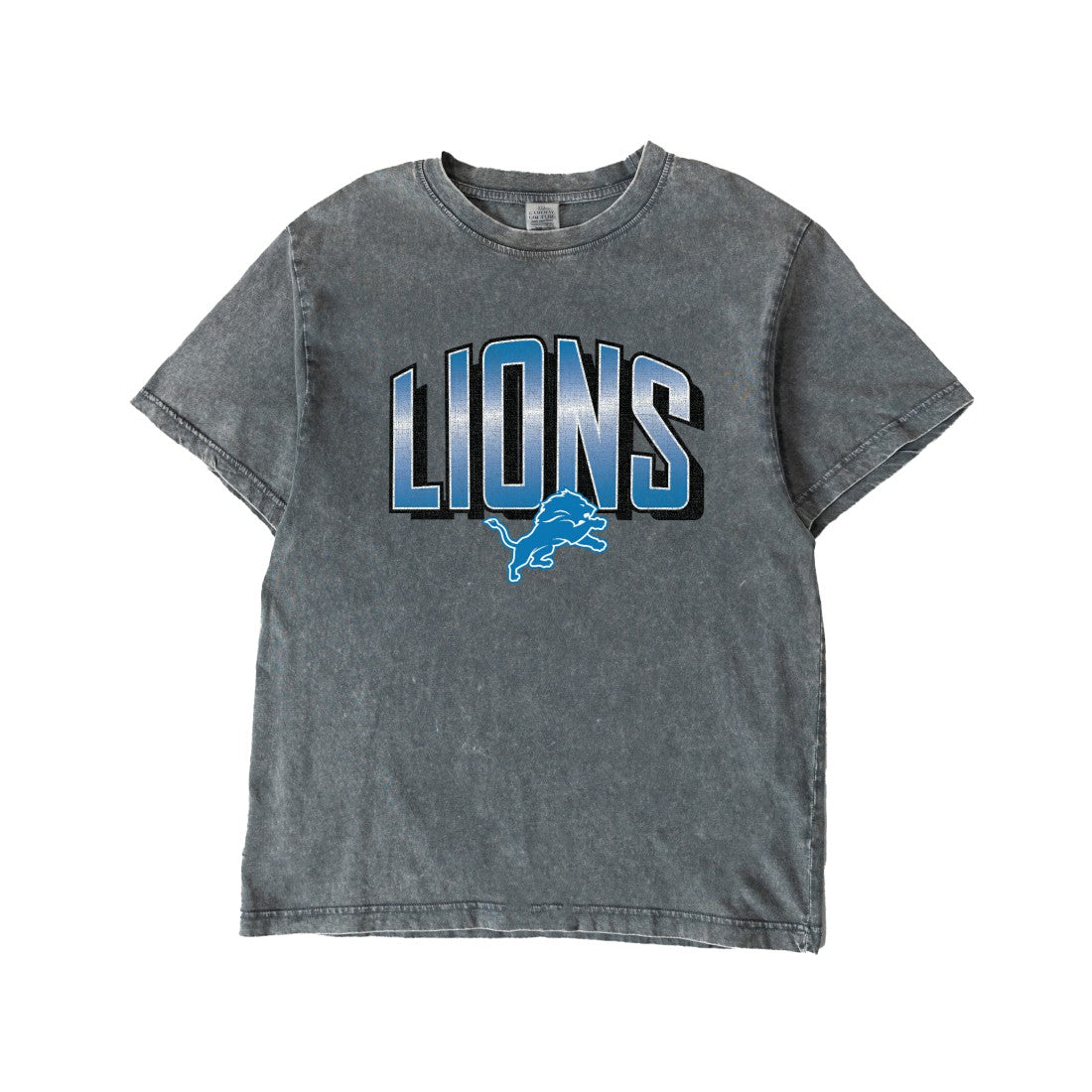 Detroit Lions  Gameday Couture Women's Peak Performance Oversized Snow Wash T-Shirt
