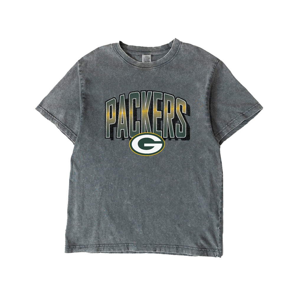 Green Bay Packers  Gameday Couture Women's Peak Performance Oversized Snow Wash T-Shirt