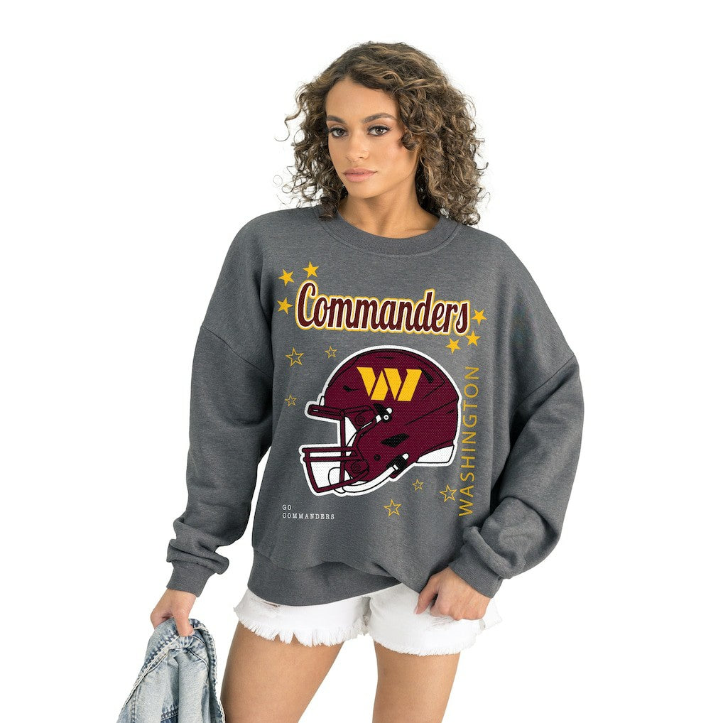 Washington Commanders  Gameday Couture Women's Ready to Rumble Premium Fleece Pullover Sweatshirt