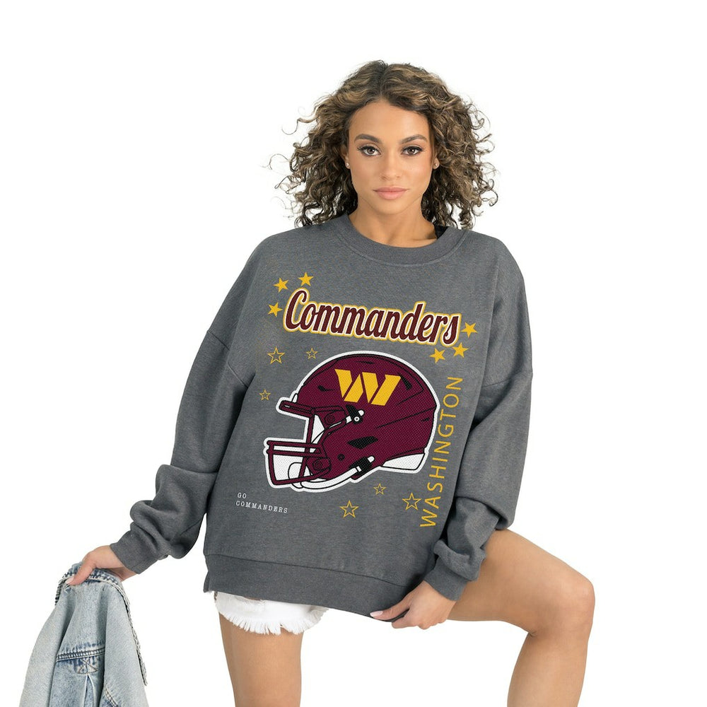 Washington Commanders  Gameday Couture Women's Ready to Rumble Premium Fleece Pullover Sweatshirt