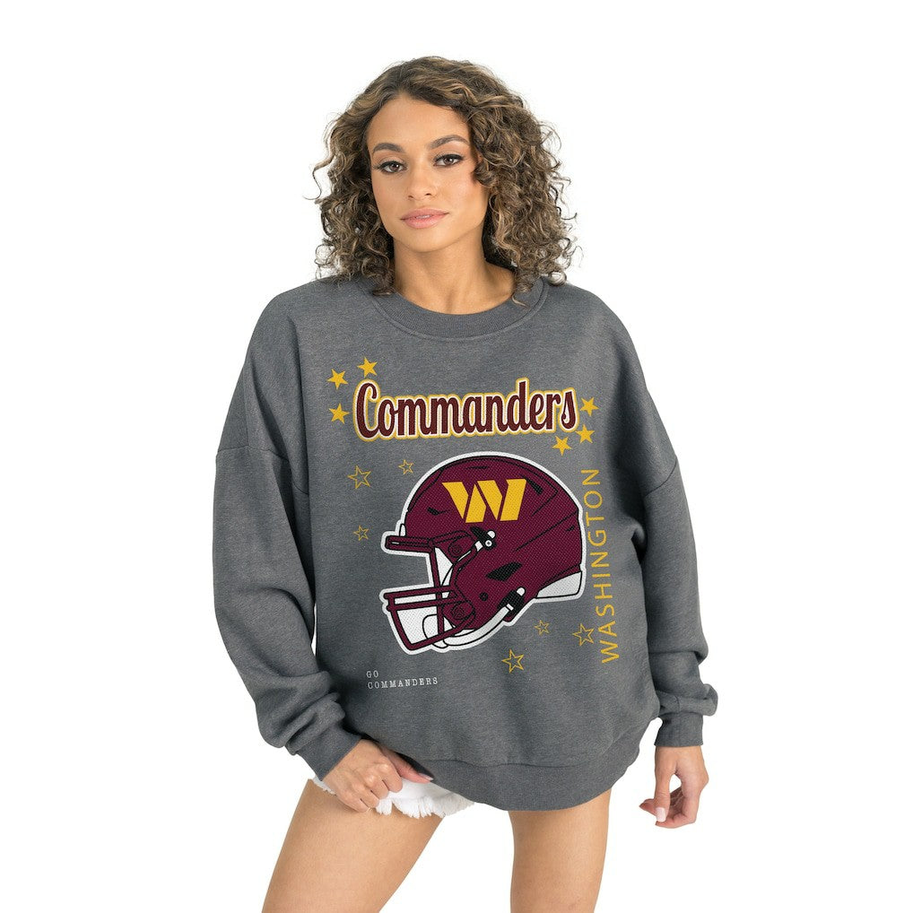 Washington Commanders  Gameday Couture Women's Ready to Rumble Premium Fleece Pullover Sweatshirt